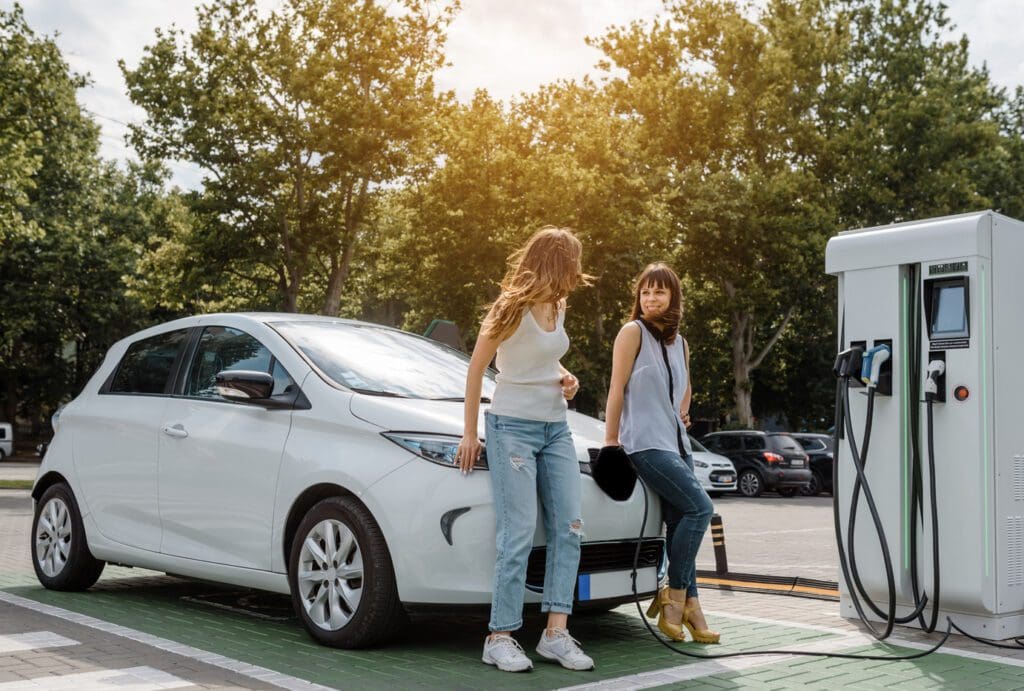 Ev Charging at Service Station