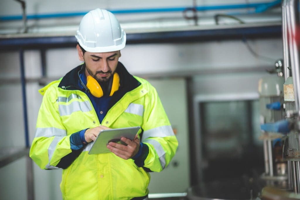 Electrical Engineer Performing an Electrical Inspection