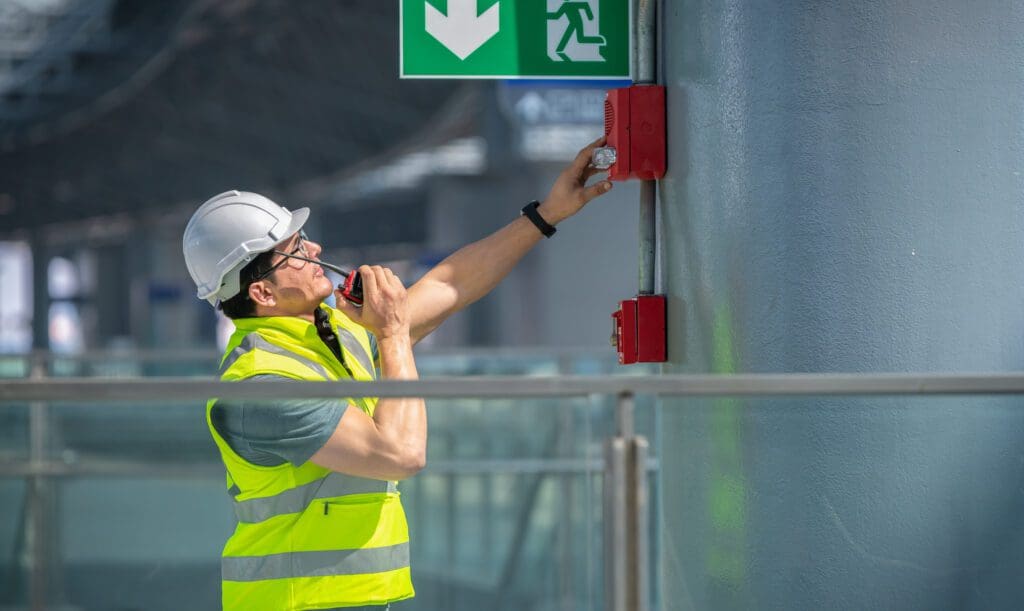 Checking The Fire Alarm System